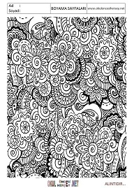 Doodle boyama sayfaları